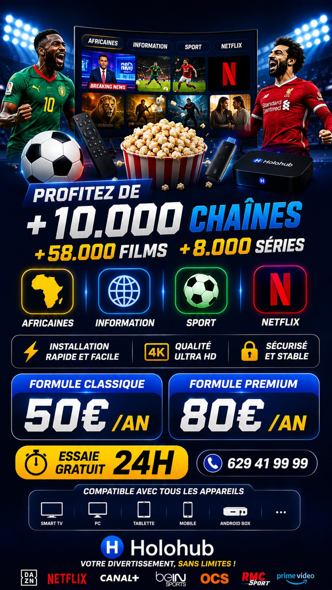 +5000 Chaines