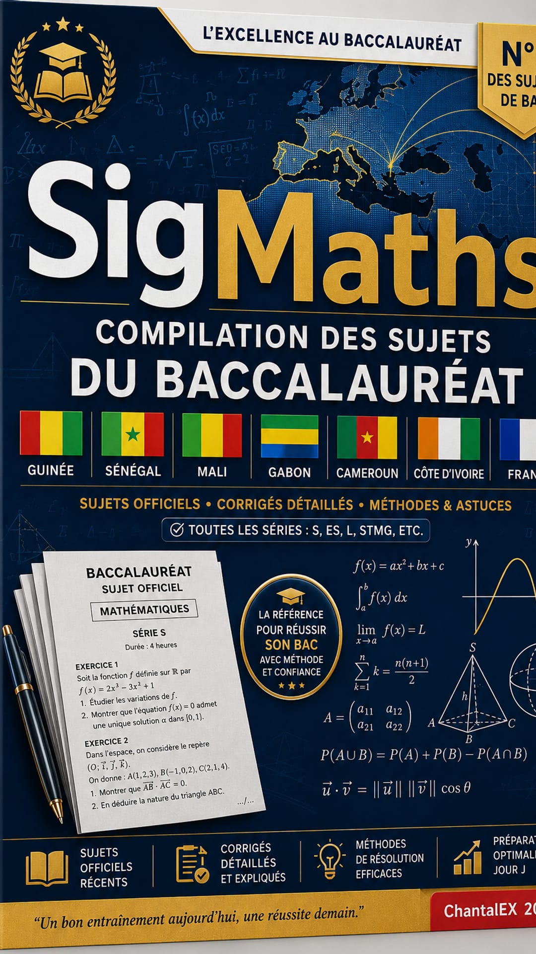 ChantalEX Edition 2026 SUJETS BAC MATH-PHYSIQUE-CHIMIE